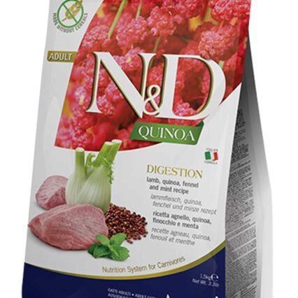 ND Quinoa Tahılsız Digestion Kuzulu Kedi Maması 1,5kg