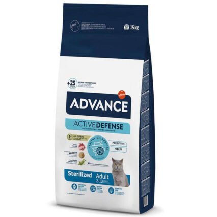 Advance Sterilized Kısırlaştırılmış Hindili Kedi Maması 15 Kg