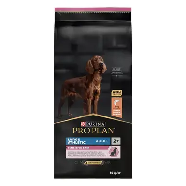 PRO PLAN Large Athletic Adult Sensitive Skin Kuru Köpek Maması, Zengin Somon İçeriği