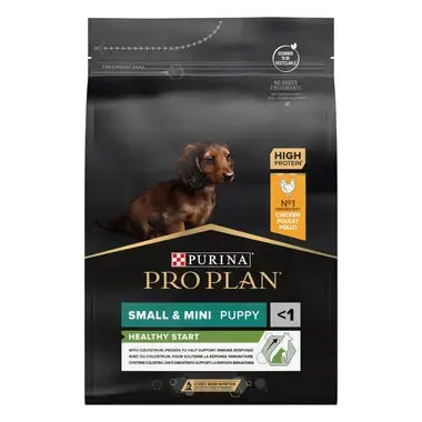 PRO PLAN Small&Mini Puppy Healthy Start Kuru Yavru Köpek Maması, Zengin Tavuk Eti İçeriği