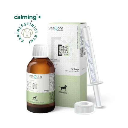 VetQom Köpek Calming+ Stres Yönetimi – Kaygı Kontrolü