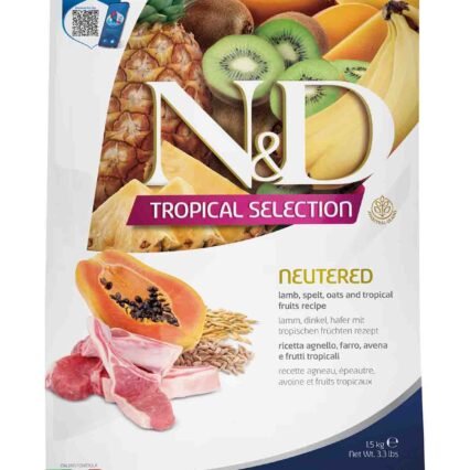 ND Tropical Selection Kuzu Etli Kısırlaştırılmış Kedi Maması 1,5kg