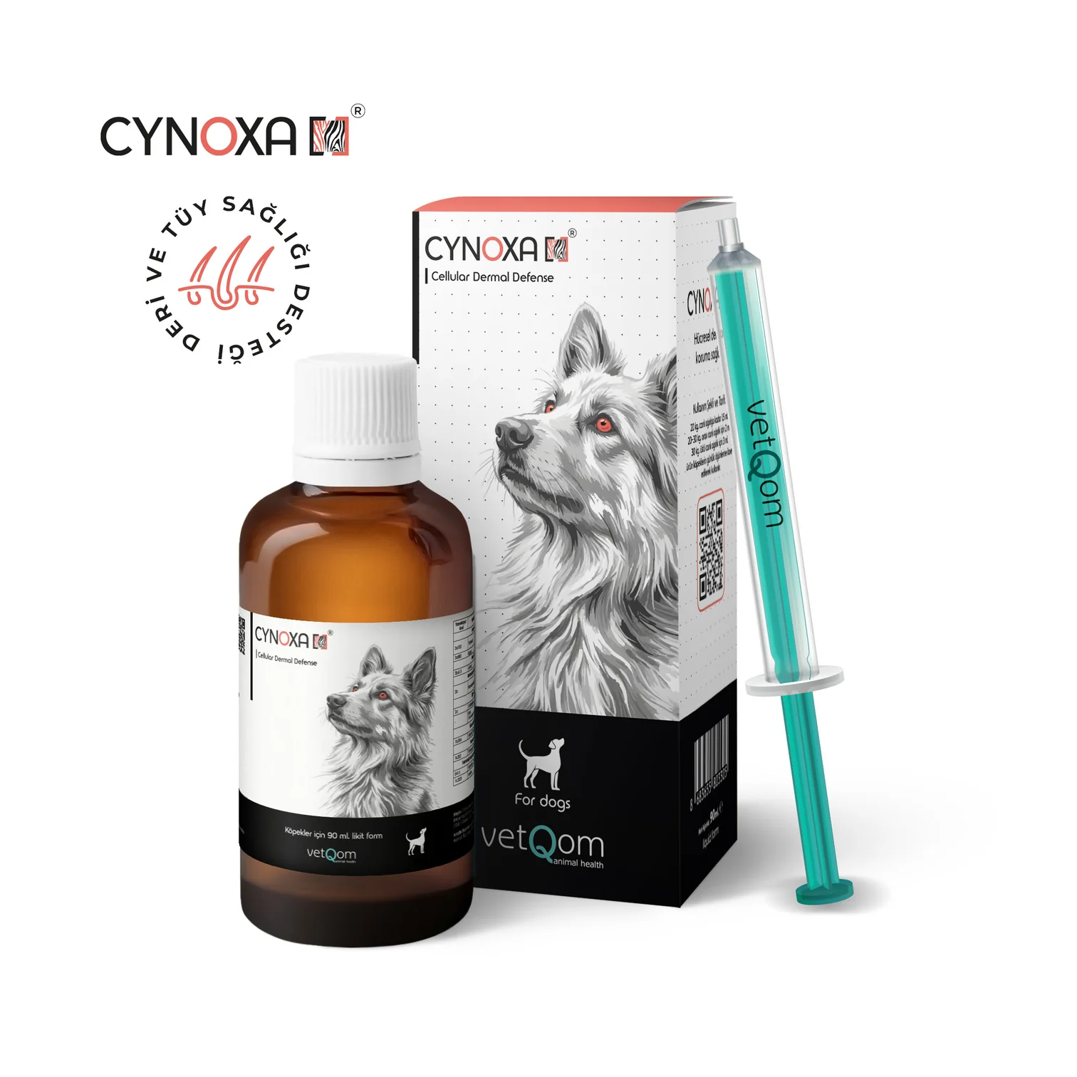 VetQom Cynoxa Köpek - Coat Perfect – Deri ve Tüy Sağlığı