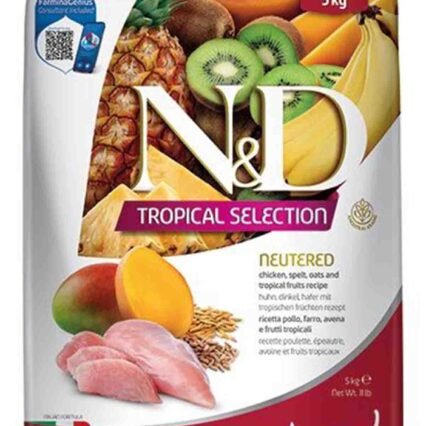 ND Tropical Selection Tavuklu Kısırlaştırılmış Kedi Maması 4kg