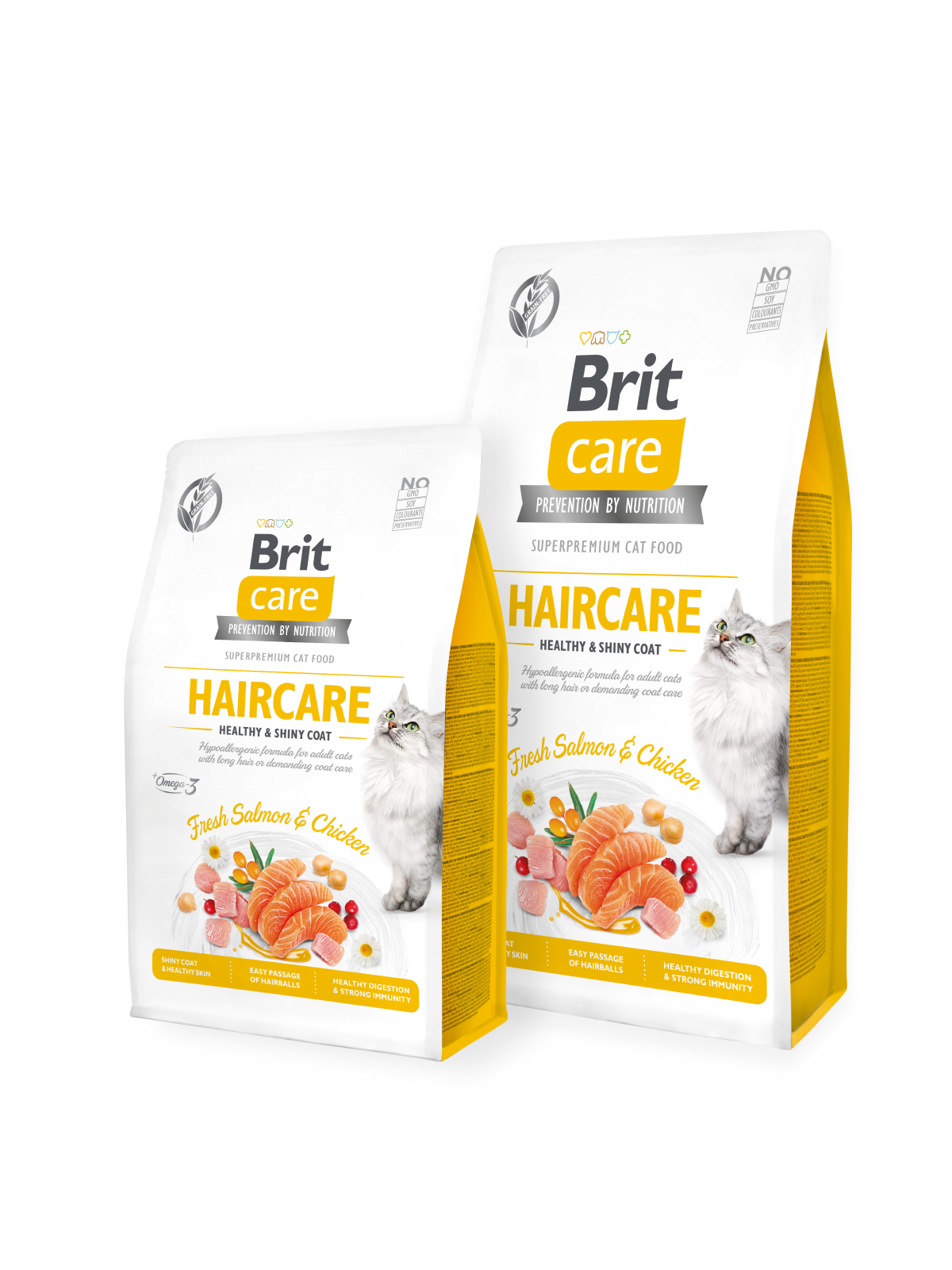 Brit Care Haircare Healthy and Shiny Coat Tahılsız Kedi Kuru Maması