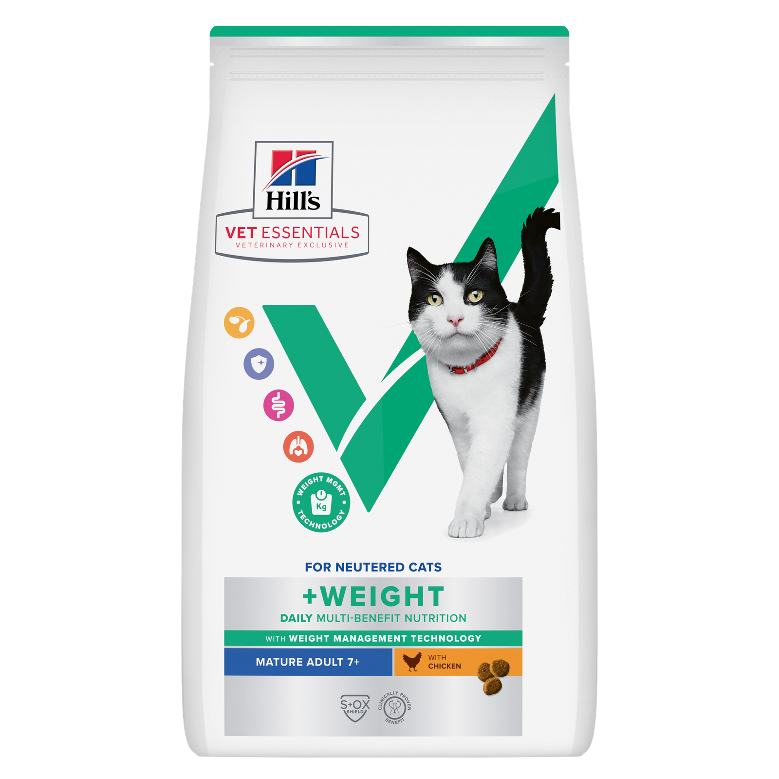 Hill's VET ESSENTIALS Multi-Benefit + Weight Olgun Yetişkin Kedi Kuru Maması