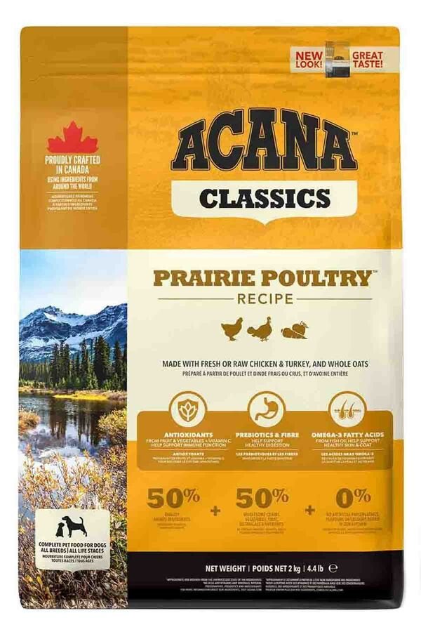 Acana Prairie Poultry Tavuk ve Hindi Etli Köpek Maması