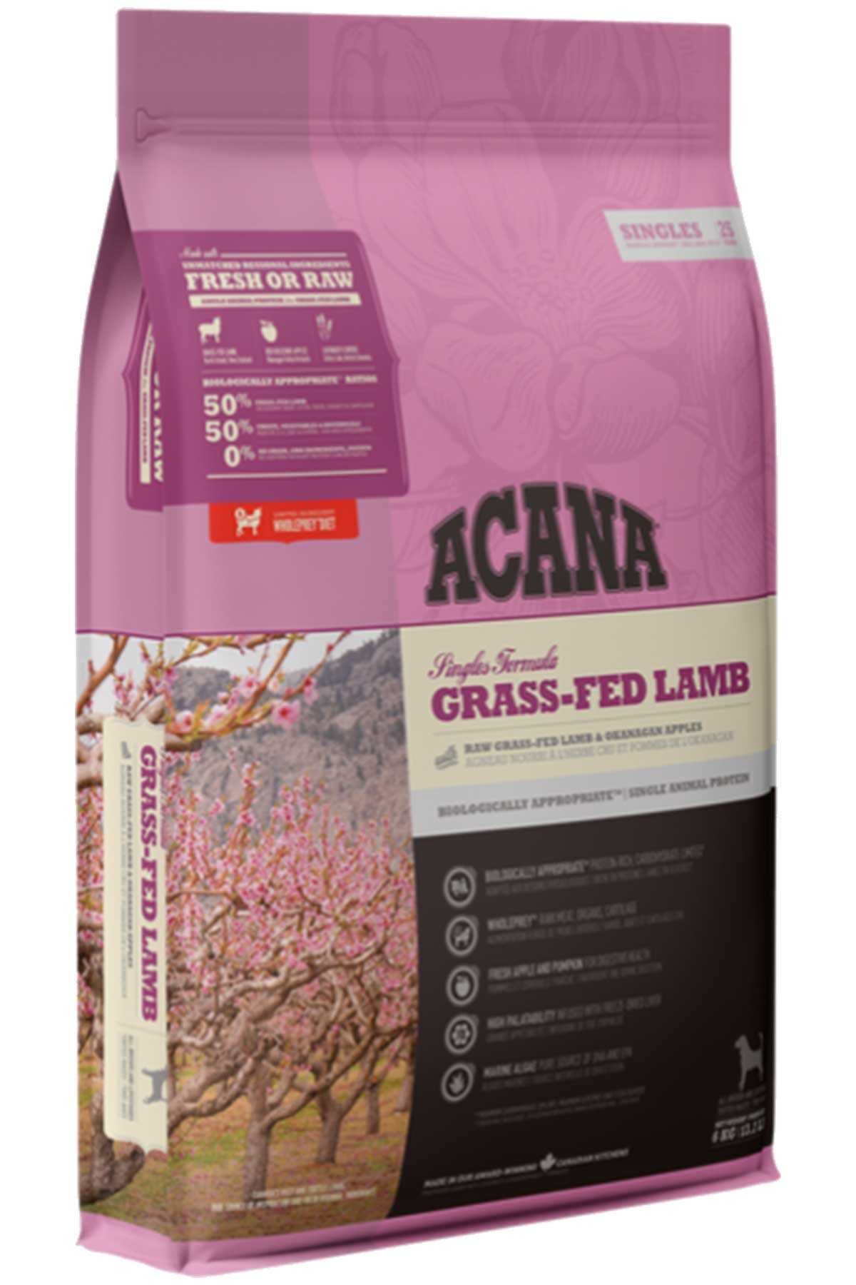 Acana Grass Fed Lamb Tahılsız Kuzu Etli ve Elmalı Yetişkin Köpek Maması