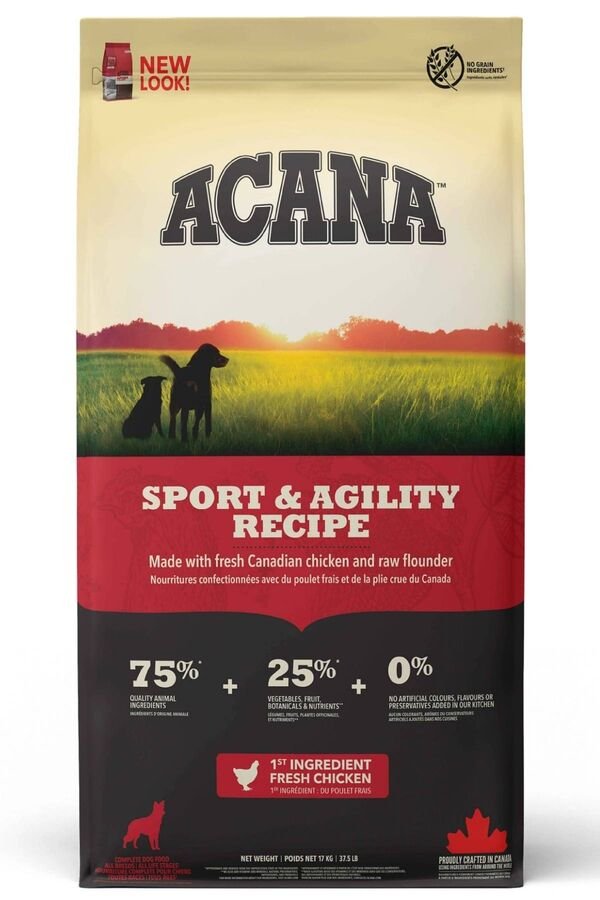 Acana Heritage Sport & Agility Hareketli Köpekler İçin Yetişkin Köpek Maması