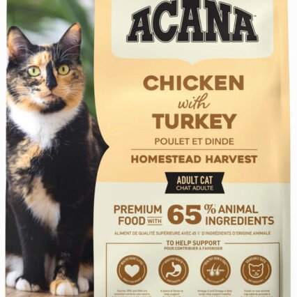Acana Homestead Harvest Tavuk ve Hindi Etli Yetişkin Kedi Maması
