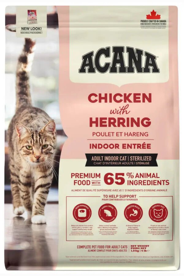 Acana Indoor Entree Tavuk ve Hindi Etli Kısırlaştırılmış Kedi Maması