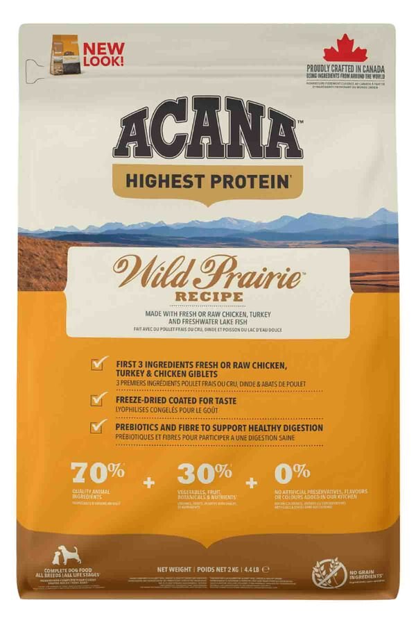 Acana Regionals Wild Prairie Tavuklu ve Hindili Köpek Maması