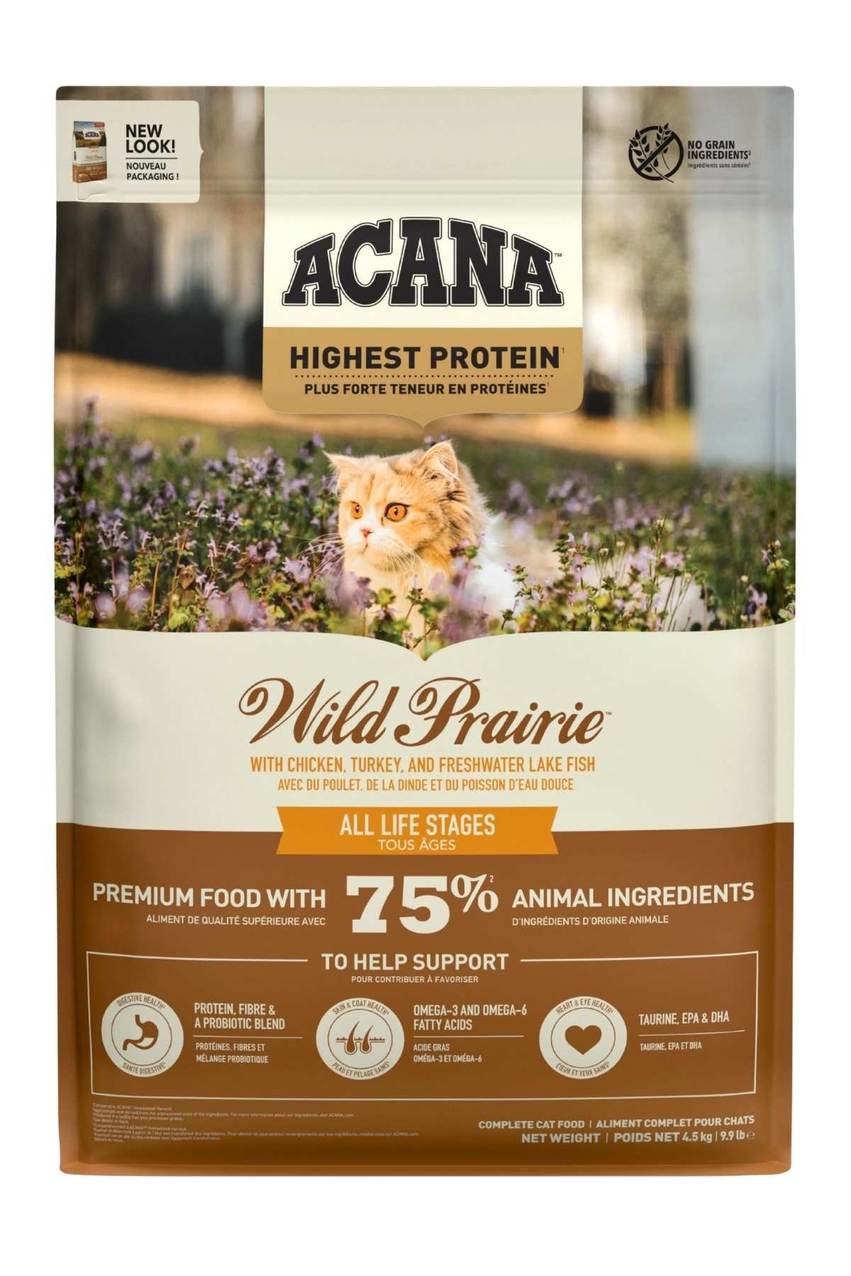 Acana Wild Prairie Tahılsız Tavuklu ve Balıklı Kedi Maması