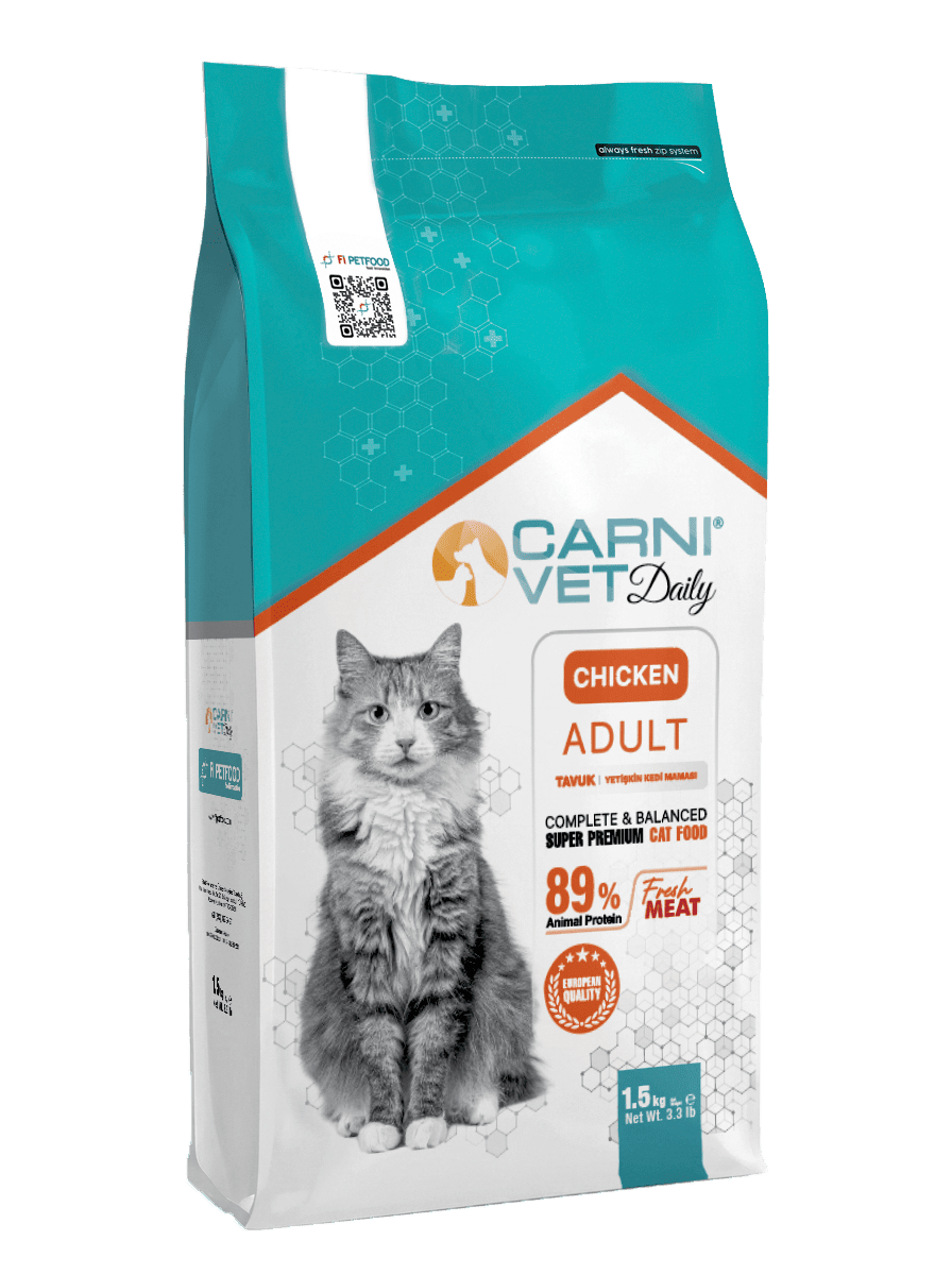 Carni Vet Daily Tavuklu Yetişkin Kedi Kuru Maması