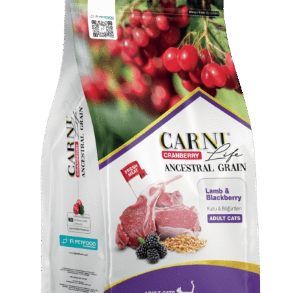Carni Life Cranberry Ancestral Grain Kuzu&Böğürtlen Yetişkin Kedi Kuru Maması