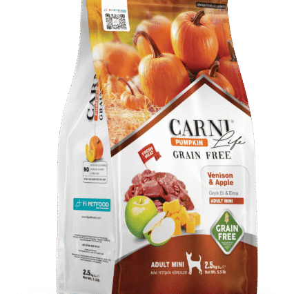Carni Life Pumpkin Tahılsız Geyik & Elma Yetişkin Mini Köpek Kuru Maması