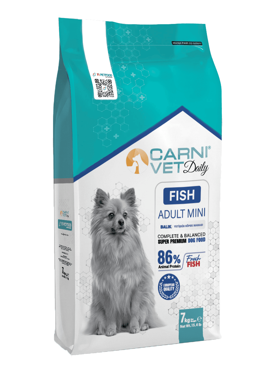 Carni Vet Daily Yetişkin Mini Balıklı Köpek Kuru Maması
