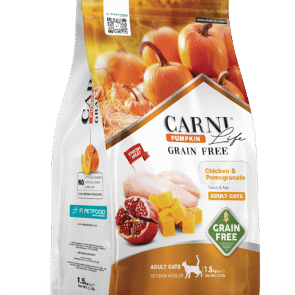 Carni Life Pumpkin Tahılsız Tavuk&Nar Yetişkin Kedi Kuru Maması