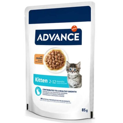 Advance Kitten Chicken Tavuk Etli Yavru Kedi Yaş Maması 85 Gr