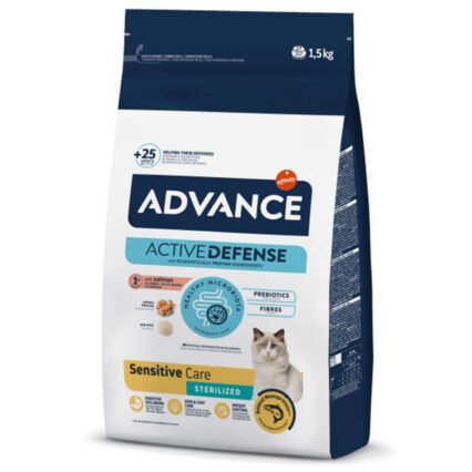 Advance Sensitive Kısırlaştırılmış Somonlu Kedi Maması 1,5 Kg