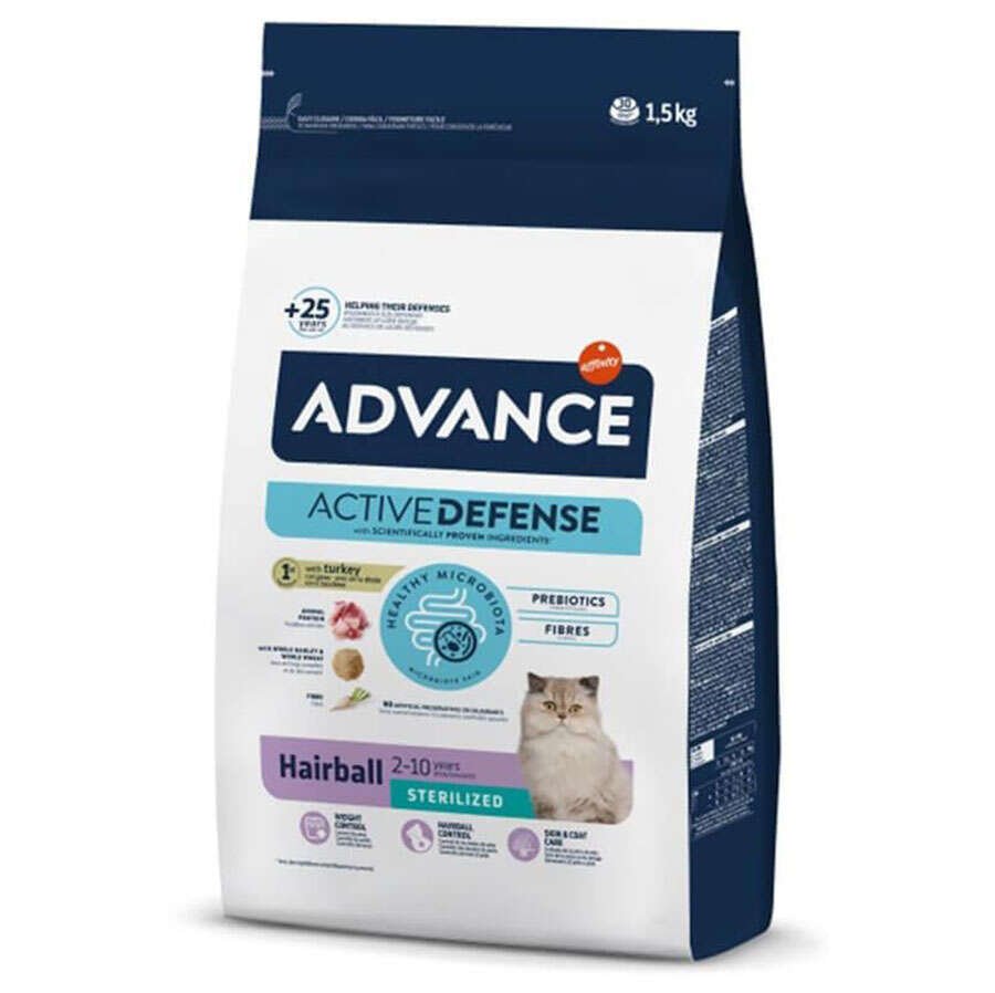 Advance Sterilised Hairball Kısırlaştırılmış Kedi Maması 1,5 Kg
