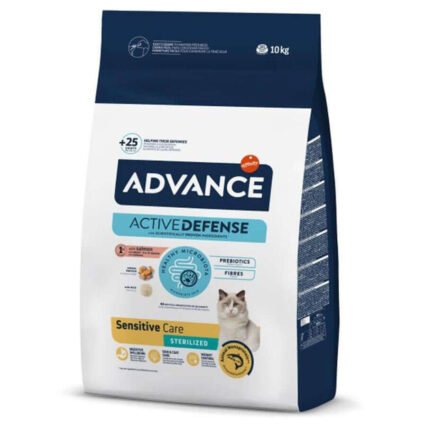 Advance Sensitive Kısırlaştırılmış Somonlu Kedi Maması 10 Kg