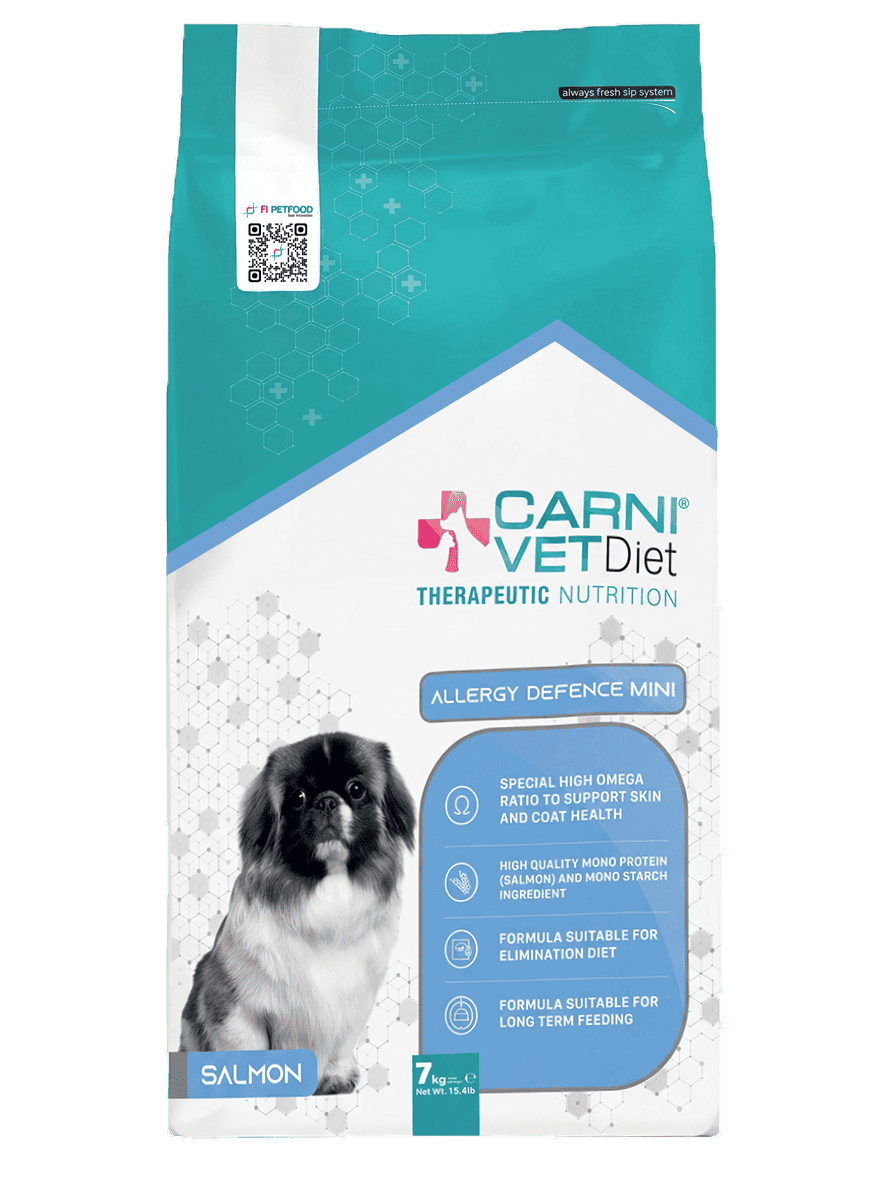 Carni Vet Diet Allergy Defence Somonlu Mini Köpek Kuru Maması