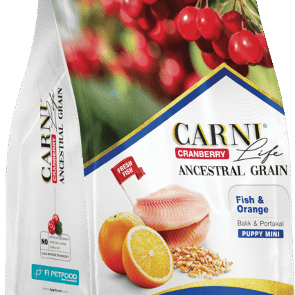 Carni Life Cranberry Ancestral Grain Balık&Portakal Puppy Mini Köpek Kuru Maması