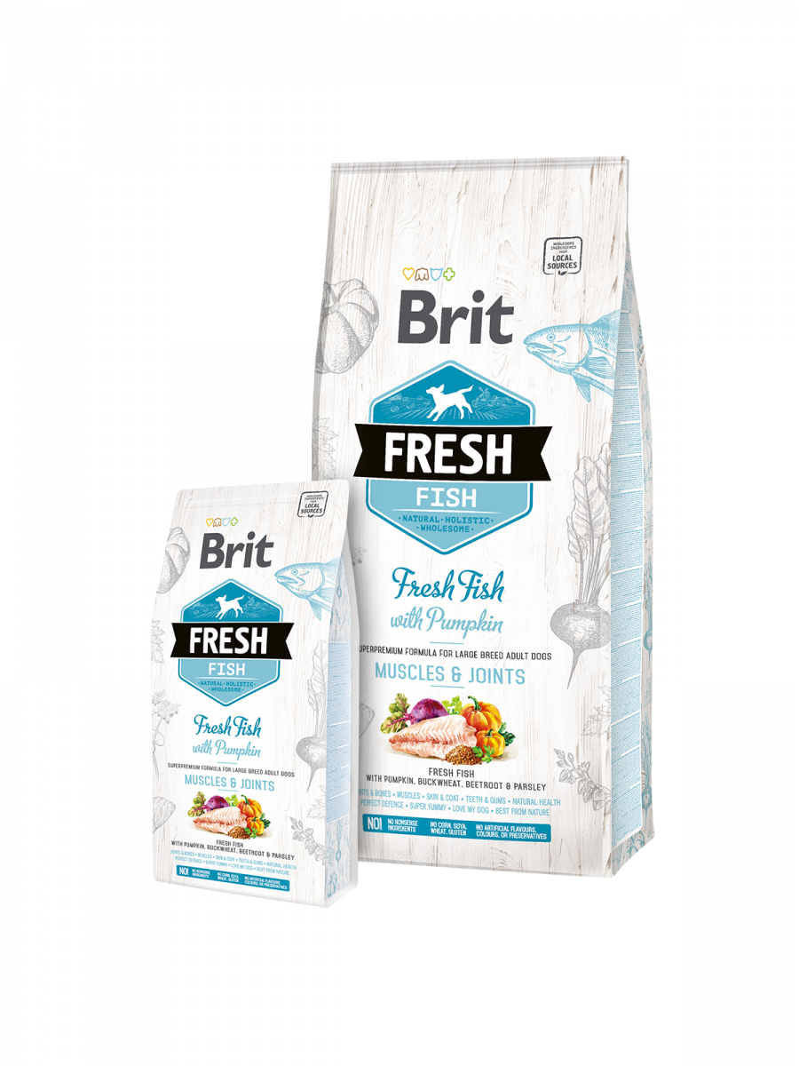 Brit Care Fresh Balık&Balkabağı Large Yetişkin Köpek Kuru Maması