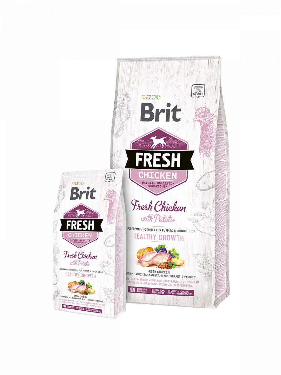 Brit Care Fresh Tavuk ve Patatesli Yavru Köpek Sağlıklı Büyüme Maması