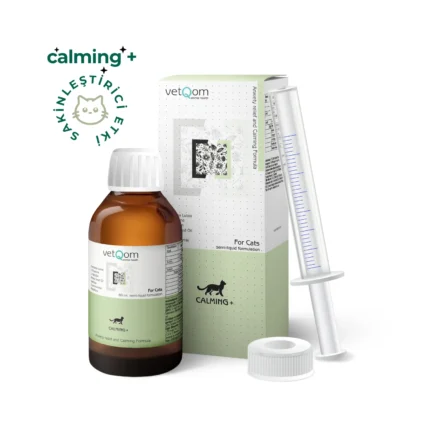 VetQom Kedi Calming+ Stres Yönetimi – Kaygı Kontrolü