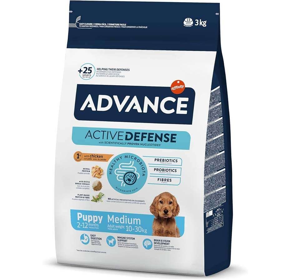 Advance Medium Puppy Tavuk Etli Yavru Köpek Maması 3 Kg