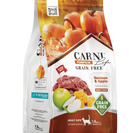 Carni Life Pumpkin Tahılsız Geyik&Elma Yetişkin Kedi Kuru Maması
