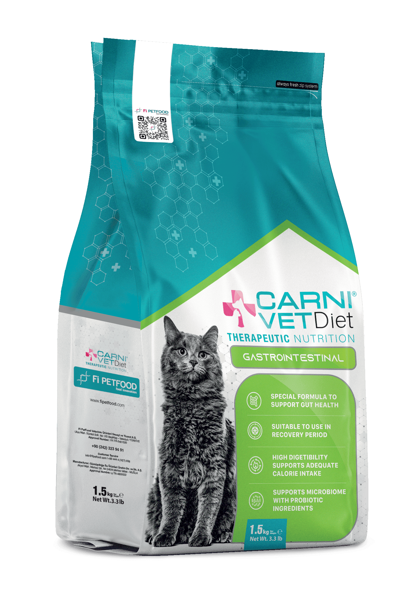 Carni Vet Diet Gastrointestinal Kedi Kuru Maması