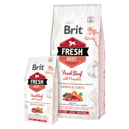 Brit Care Fresh Dana Eti, Balkabağı Soslu, Yavru Köpek Kuru Maması