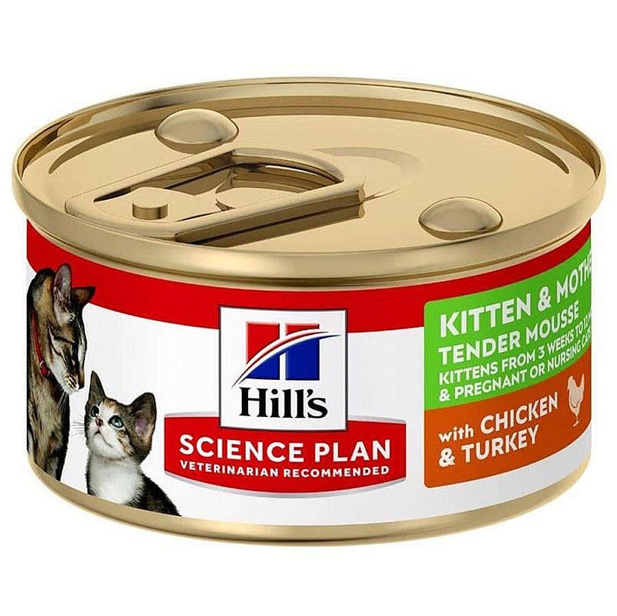 Hills Kitten Mother Tavuk Ve Hindili Yavru ve Anne Kedi Yaş Maması 85 Gr