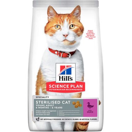Hills Sterilised Kısırlaştırılmış Ördekli Kedi Maması 8Kg