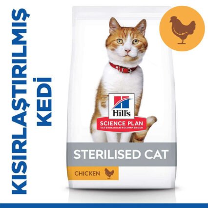 Hills Sterilised Kısırlaştırılmış Tavuklu Kedi Maması 8 kg