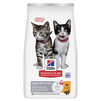 Hill's Sterilised Kitten Kısırlaştırılmış Tavuklu Yavru Kedi Maması 10 Kg