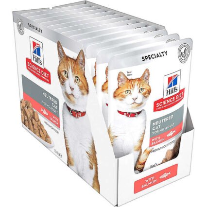 Hills Tender Chunks In Gravy Somonlu Kısırlaştırılmış Kedi Yaş Maması 85 Gr - (12 Adet)