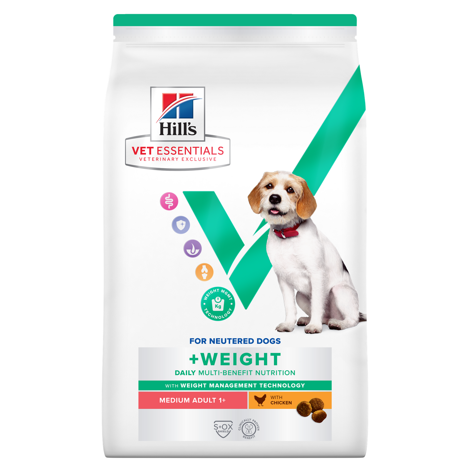 Hill's VET ESSENTIALS Multi-Benefit + Weight Yetişkin +1 Orta Irk Köpek Kuru Maması