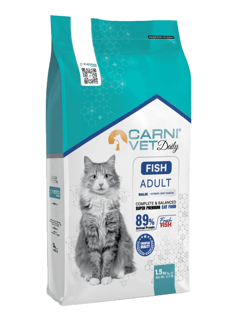 Carni Vet Daily Balıklı Yetişkin Kedi Kuru Maması