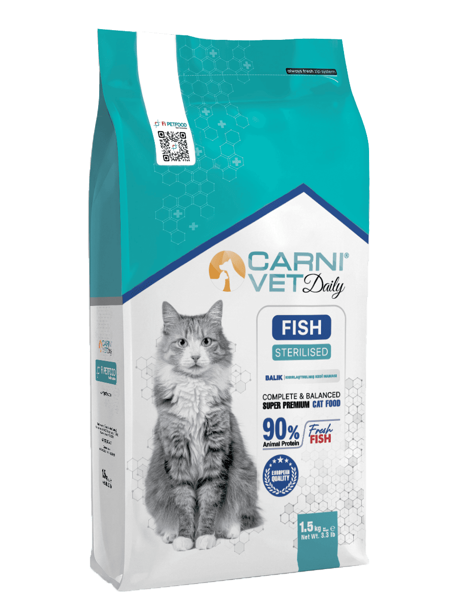 Carni Vet Daily Balıklı Kısır Kedi Kuru Maması