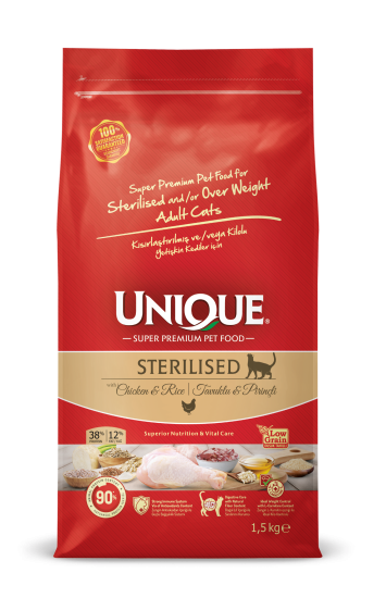 Unique Tavuklu&Pirinçli Kısır Kedi Kuru Maması