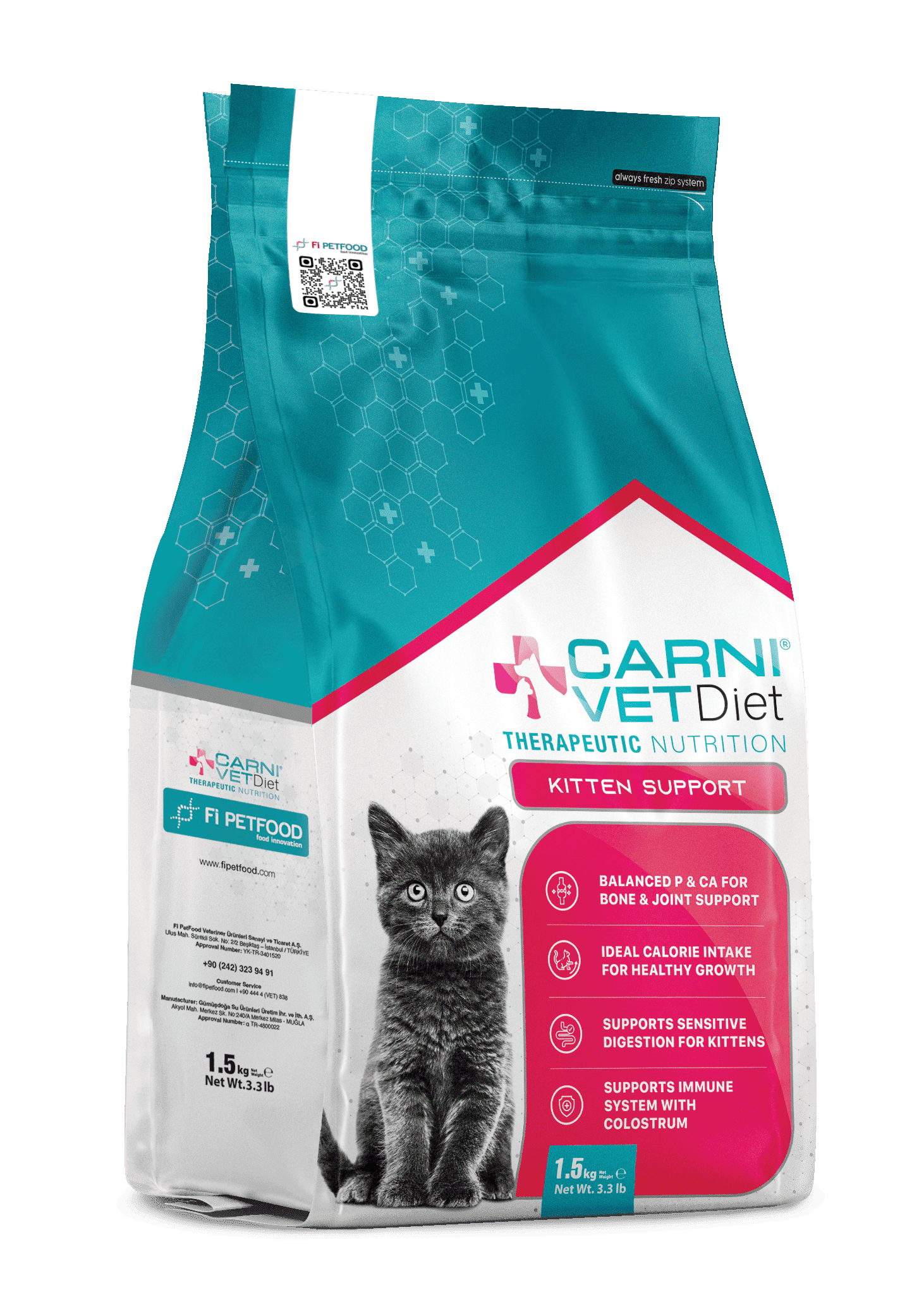 Carni Vet Diet Kitten Support Kedi Kuru Maması
