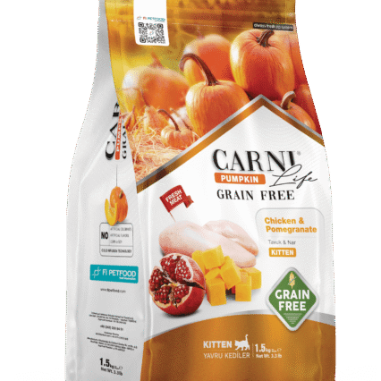Carni Life Pumpkin Tahılsız Tavuk & Nar Yavru Kedi Kuru Maması