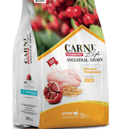 Carni Life Cranberry Ancestral Grain Tavuk&Nar Yavru Kedi Kuru Maması
