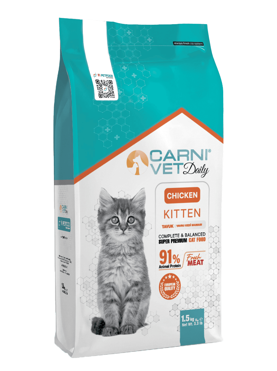 Carni Vet Daily Tavuklu Yavru Kedi Kuru Maması
