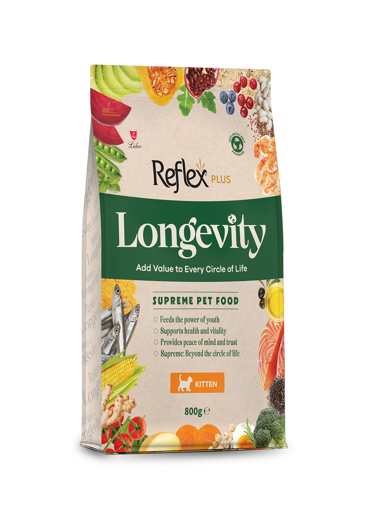 Reflex Plus Longevity Yavru Kedi Kuru Maması