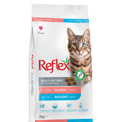 Reflex Somonlu ve Hamsili Yetişkin Kedi Kuru Maması